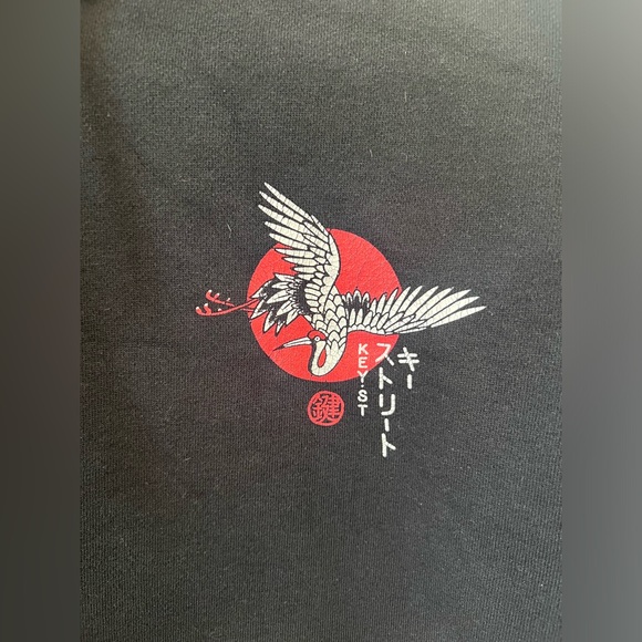 Key Street pullover black sweatshirt Size Small unisex - Picture 4 of 8